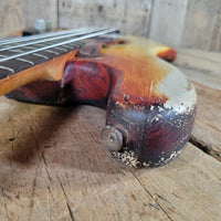 Fender 1964 P Bass "Inferno" All-Original and Playable Fire Victim - Mahar's Vintage Guitars