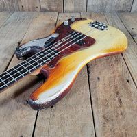 Fender 1964 P Bass "Inferno" All-Original and Playable Fire Victim - Mahar's Vintage Guitars
