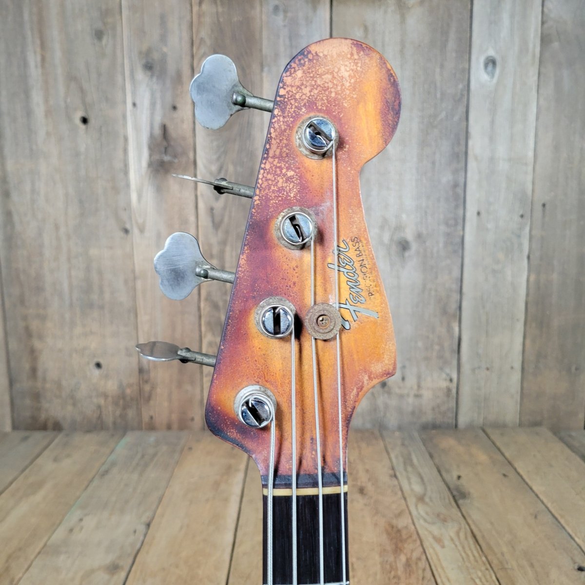Fender 1964 P Bass "Inferno" All-Original and Playable Fire Victim - Mahar's Vintage Guitars