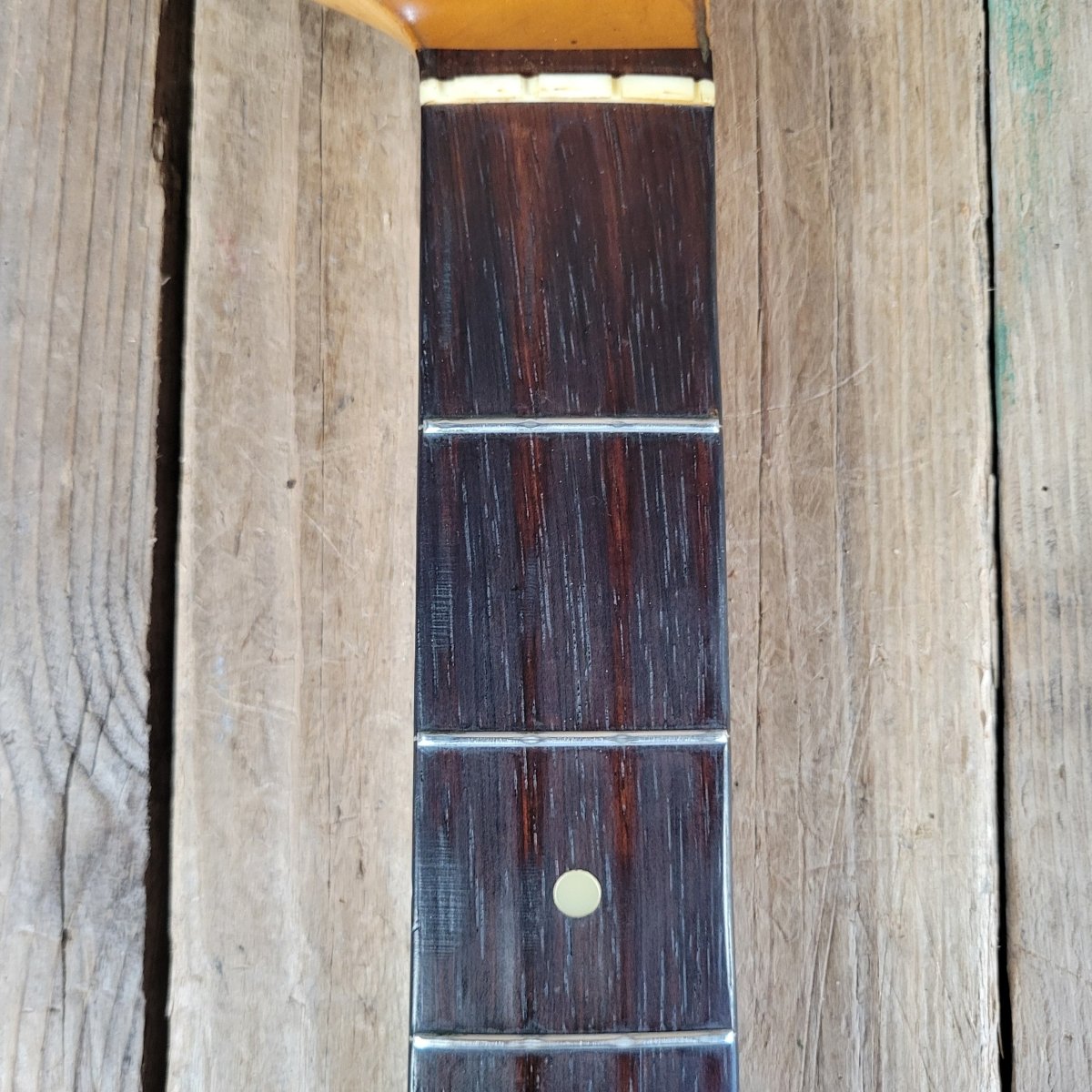 Fender 1964 Precision Bass Olympic White Very Good Pre - CBS - Mahar's Vintage Guitars