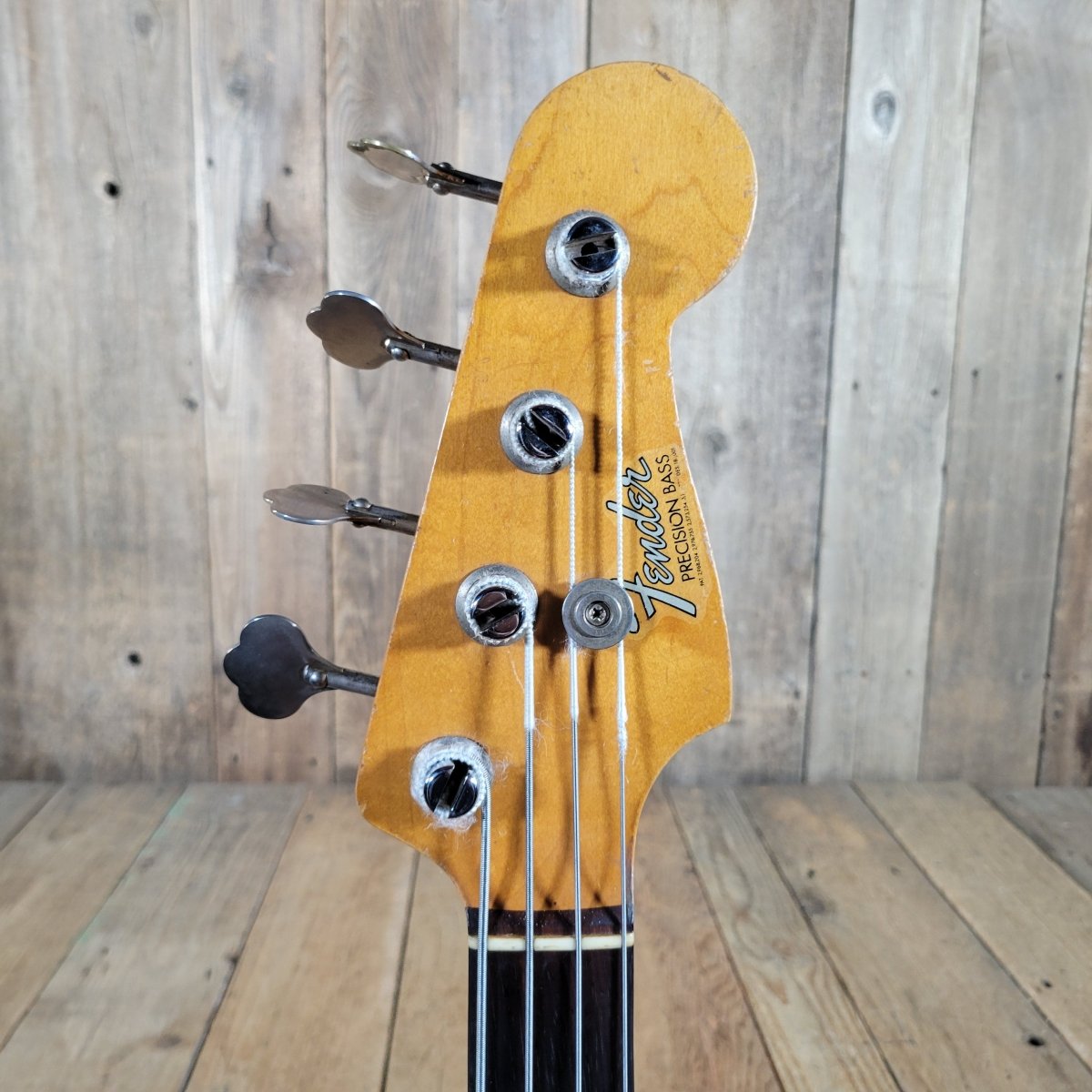 Fender 1964 Precision Bass Olympic White Very Good Pre - CBS - Mahar's Vintage Guitars