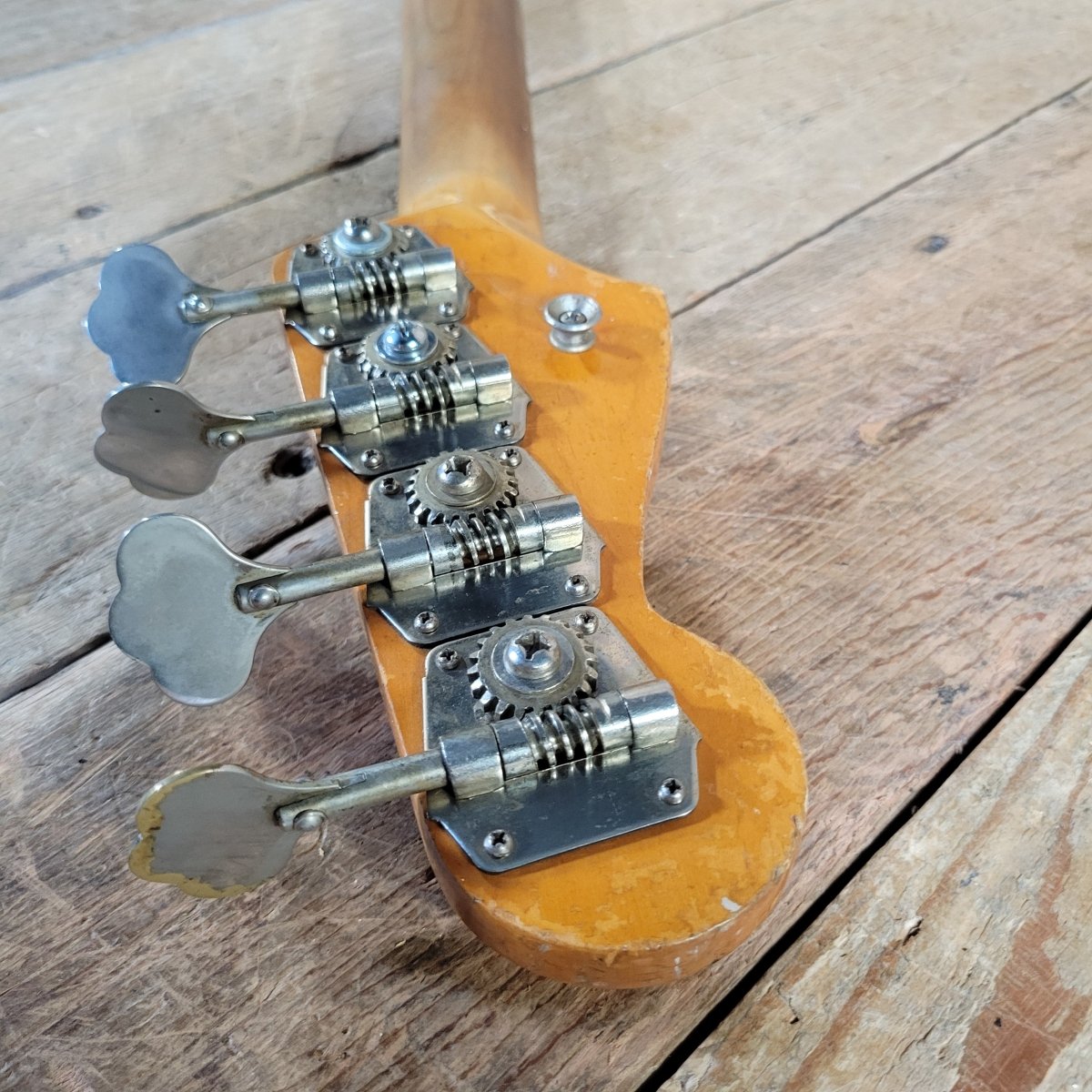 Fender 1964 Precision Bass Olympic White Very Good Pre - CBS - Mahar's Vintage Guitars