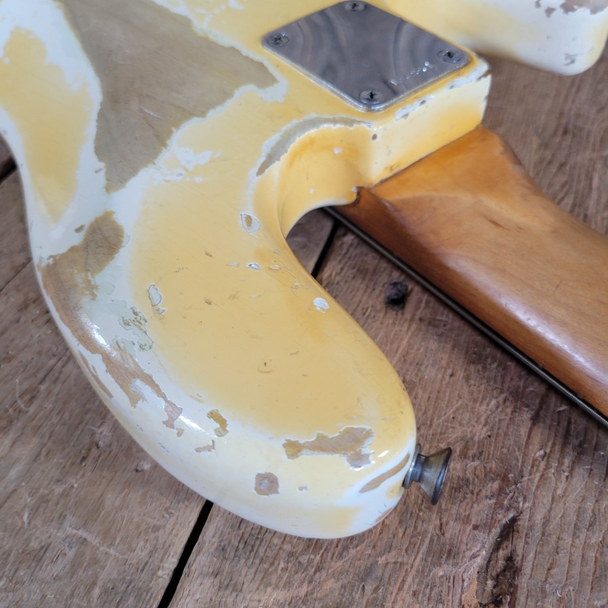 Fender 1964 Precision Bass Olympic White Very Good Pre - CBS - Mahar's Vintage Guitars