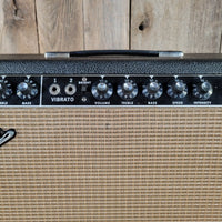 Fender 1964 Pro AA763 Rare Blackpanel Pre CBS 15" Amp Serviced, Excellent - Mahar's Vintage Guitars