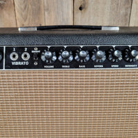 Fender 1964 Vibroverb AA763 Pre CBS Black Panel Vintage Guitar Amp, Excellent - Mahar's Vintage Guitars