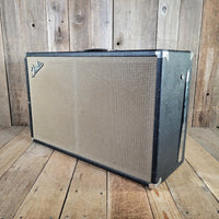Fender 1965 Bassman 2x12 Cabinet Factory Jensen EM1220 Loaded, Excellent - Mahar's Vintage Guitars