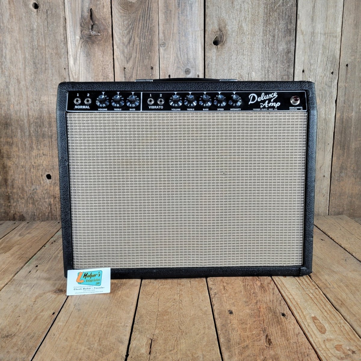 Fender 1965 Deluxe Amp AB763 Serviced, Excellent - Mahar's Vintage Guitars