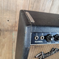 Fender 1965 Deluxe Reverb AB763 Blackface Serviced Very Good - Mahar's Vintage Guitars