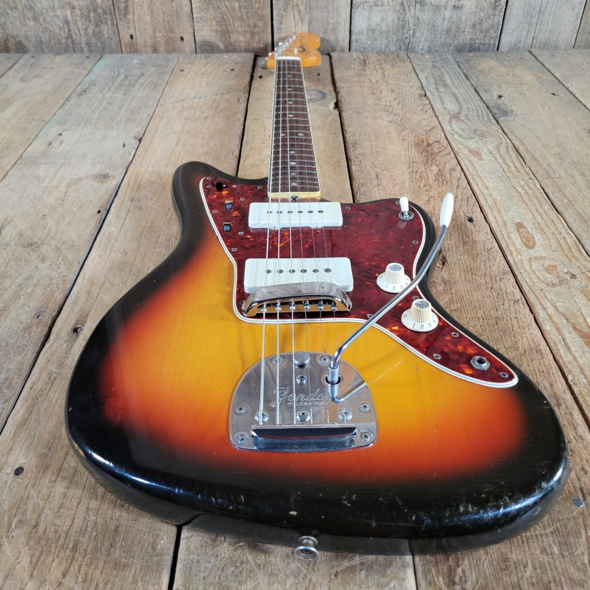 Fender 1965 Jazzmaster w/ No Logo Case Excellent - Mahar's Vintage Guitars