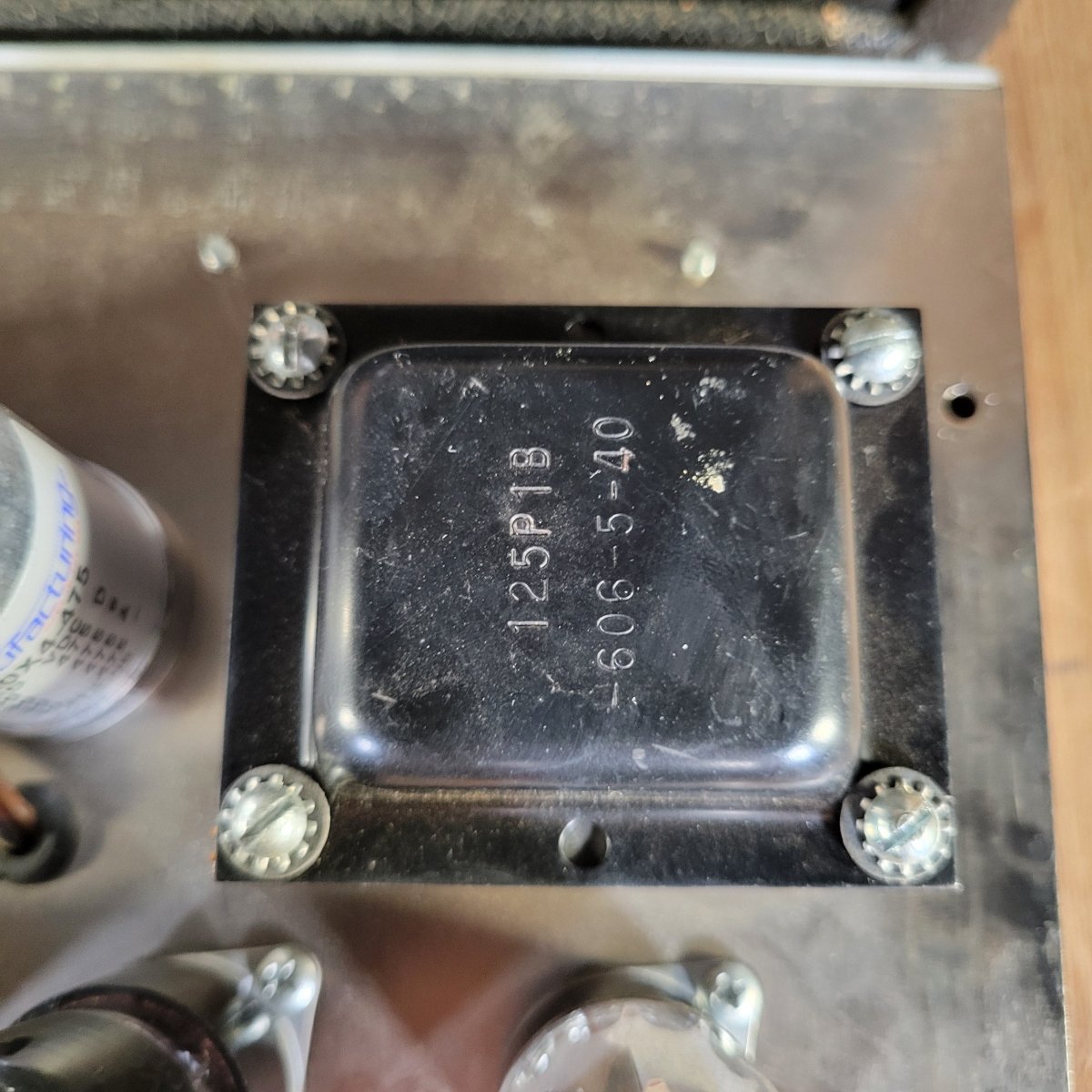 Fender 1965 Princeton Reverb Black Panel with Pre CBS features - Mahar's Vintage Guitars