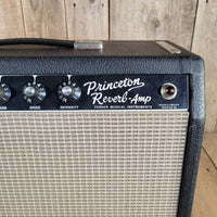 Fender 1965 Princeton Reverb Black Panel with Pre CBS features - Mahar's Vintage Guitars