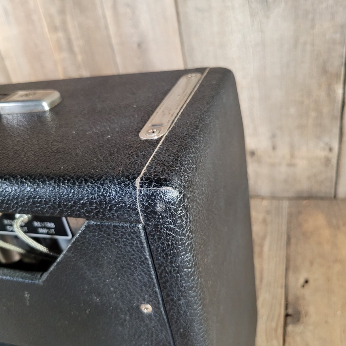 Fender 1965 Princeton Reverb Black Panel with Pre CBS features - Mahar's Vintage Guitars