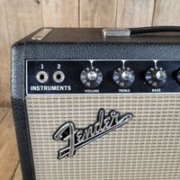 Fender 1965 Princeton Reverb Black Panel with Pre CBS features - Mahar's Vintage Guitars
