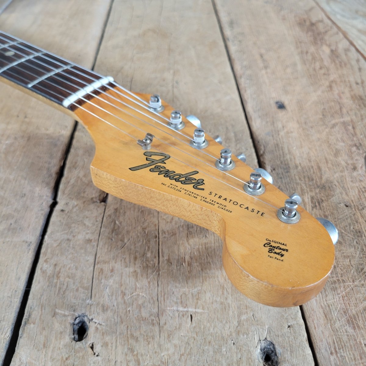 Fender 1965 Stratocaster Pre CBS L Plate w/ 1964 neck / pickup dates, 1st Week of '65 Pots - Mahar's Vintage Guitars