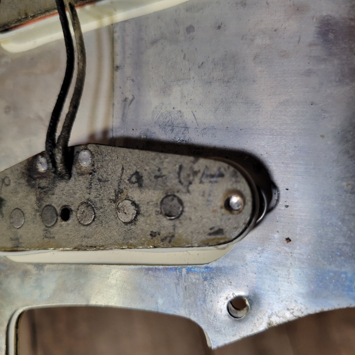 Fender 1965 Stratocaster Pre CBS L Plate w/ 1964 neck / pickup dates, 1st Week of '65 Pots - Mahar's Vintage Guitars