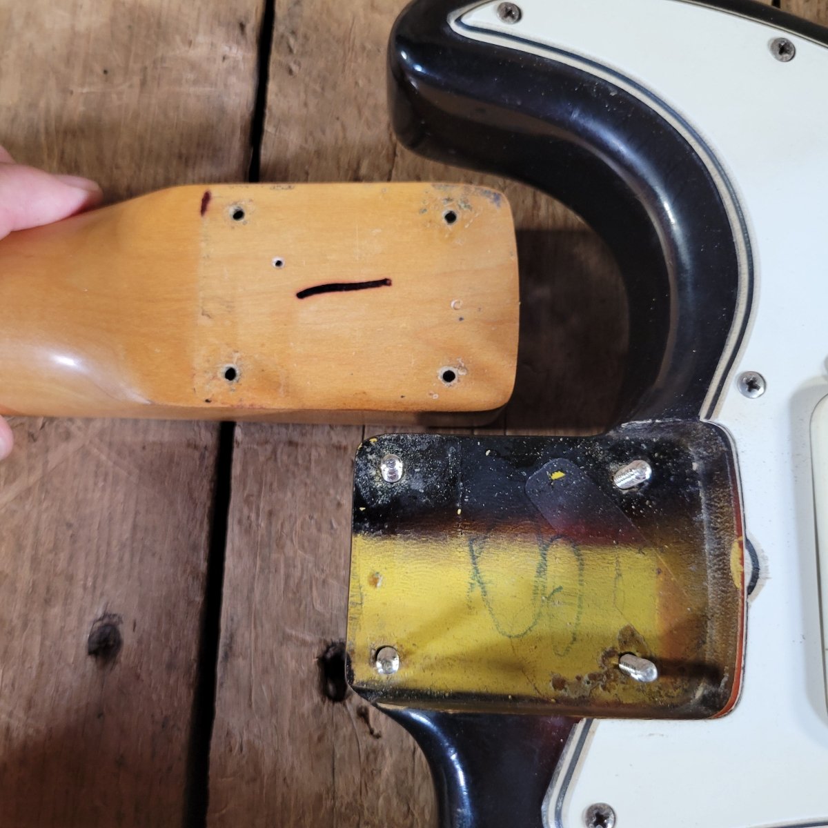 Fender 1965 Stratocaster Pre CBS L Plate w/ 1964 neck / pickup dates, 1st Week of '65 Pots - Mahar's Vintage Guitars