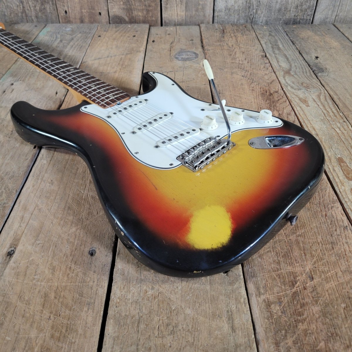 Fender 1965 Stratocaster Pre CBS L Plate w/ 1964 neck / pickup dates, 1st Week of '65 Pots - Mahar's Vintage Guitars