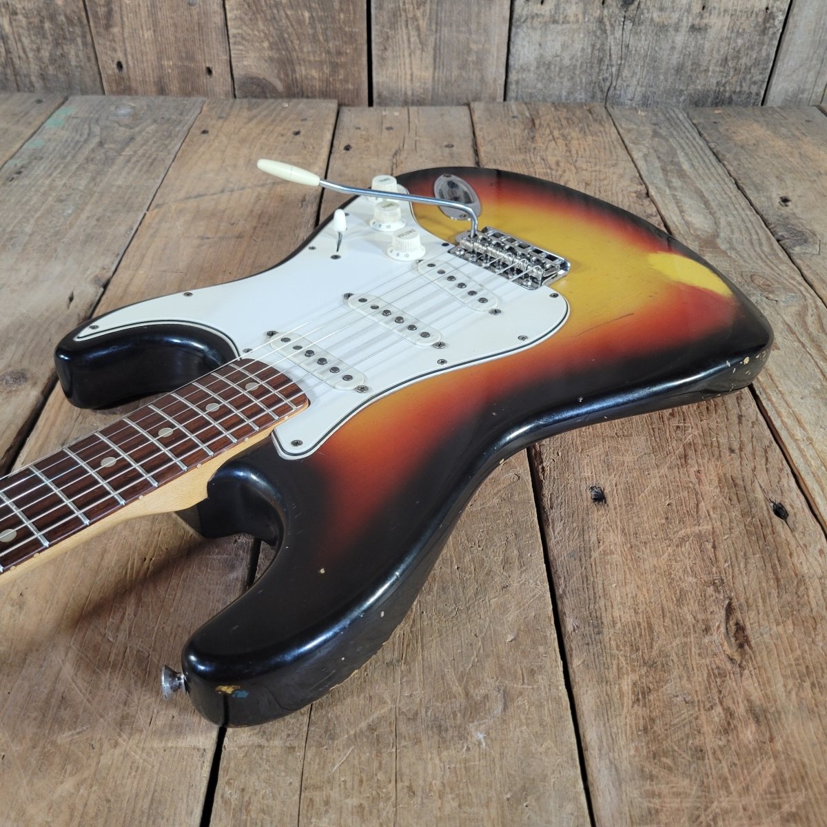 Fender 1965 Stratocaster Pre CBS L Plate w/ 1964 neck / pickup dates, 1st Week of '65 Pots - Mahar's Vintage Guitars
