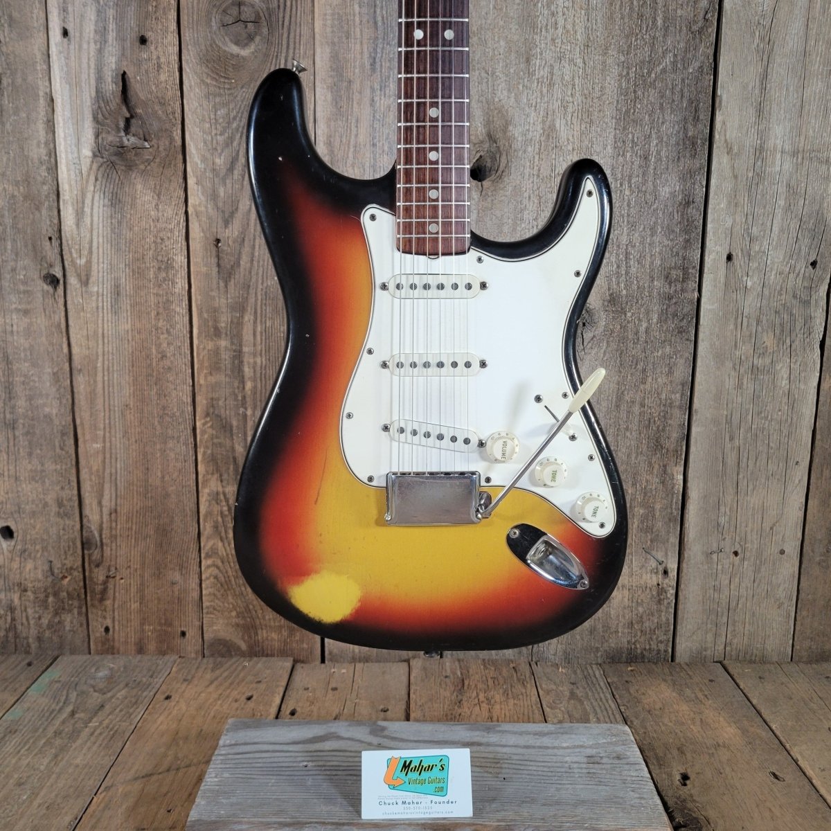 Fender 1965 Stratocaster Pre CBS L Plate w/ 1964 neck / pickup dates, 1st Week of '65 Pots - Mahar's Vintage Guitars