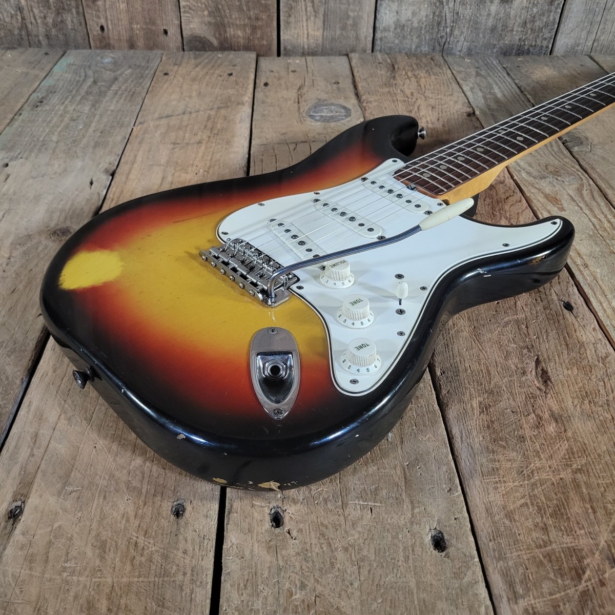 Fender 1965 Stratocaster Pre CBS L Plate w/ 1964 neck / pickup dates, 1st Week of '65 Pots - Mahar's Vintage Guitars