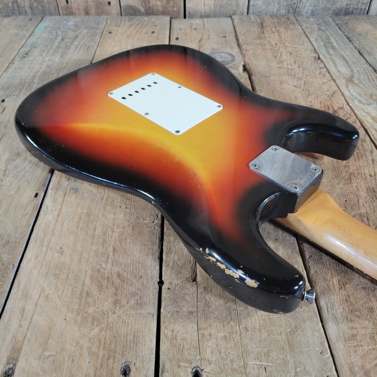 Fender 1965 Stratocaster Pre CBS L Plate w/ 1964 neck / pickup dates, 1st Week of '65 Pots - Mahar's Vintage Guitars