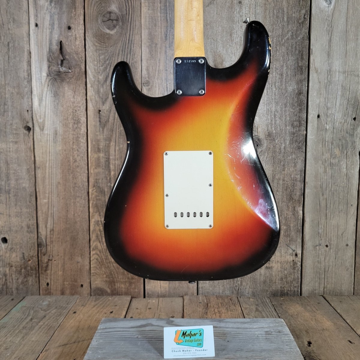 Fender 1965 Stratocaster Pre CBS L Plate w/ 1964 neck / pickup dates, 1st Week of '65 Pots - Mahar's Vintage Guitars