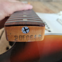 Fender 1965 Stratocaster Pre CBS L Plate w/ 1964 neck / pickup dates, 1st Week of '65 Pots - Mahar's Vintage Guitars