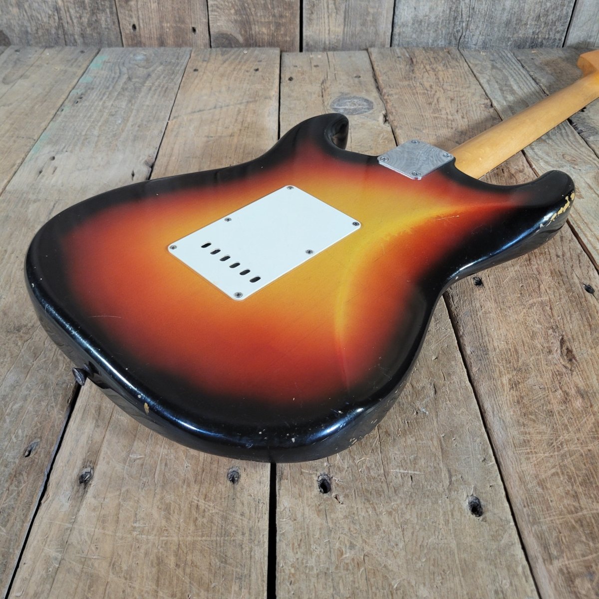 Fender 1965 Stratocaster Pre CBS L Plate w/ 1964 neck / pickup dates, 1st Week of '65 Pots - Mahar's Vintage Guitars