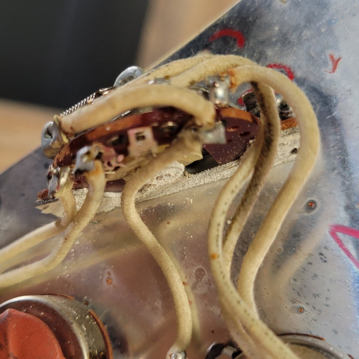 Fender 1965 Stratocaster Pre CBS L Plate w/ 1964 neck / pickup dates, 1st Week of '65 Pots - Mahar's Vintage Guitars