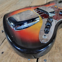 Fender 1966 Jazz Bass Sunburst All Original w/Original Case & Strap Excellent - Mahar's Vintage Guitars