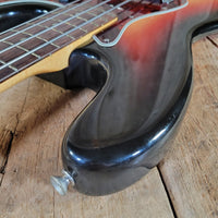 Fender 1966 Jazz Bass Sunburst All Original w/Original Case & Strap Excellent - Mahar's Vintage Guitars
