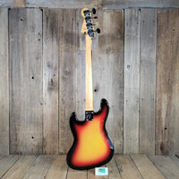 Fender 1966 Jazz Bass Sunburst All Original w/Original Case & Strap Excellent - Mahar's Vintage Guitars