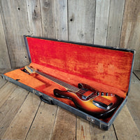 Fender 1966 Jazz Bass Sunburst All Original w/Original Case & Strap Excellent - Mahar's Vintage Guitars