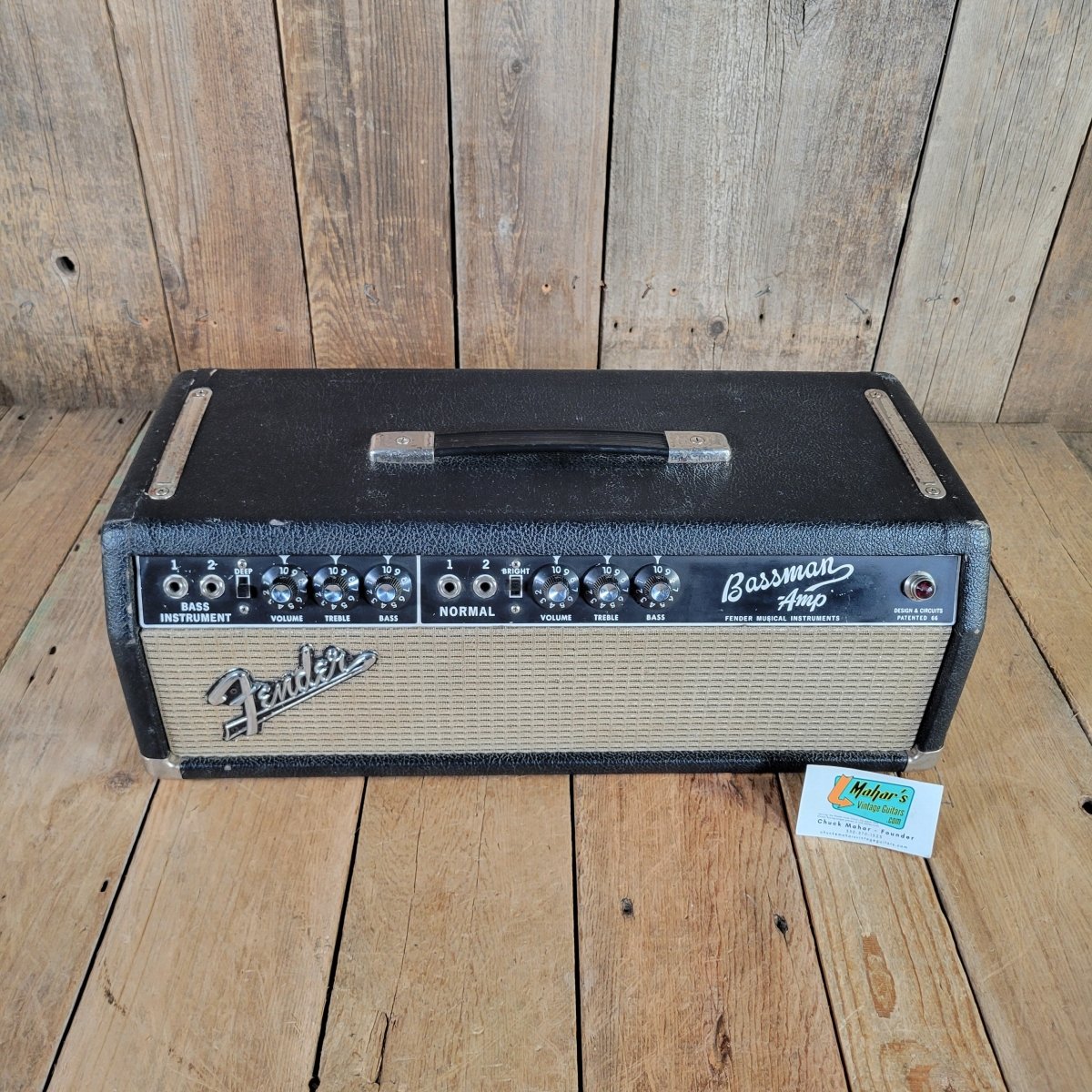 Fender 1967 Bassman Head, Serviced - Mahar's Vintage Guitars