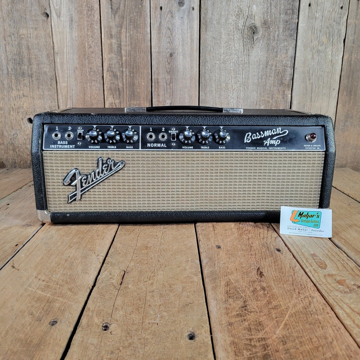 Fender 1967 Bassman Head, Serviced - Mahar's Vintage Guitars