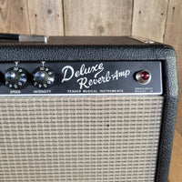 Fender 1967 Deluxe Reverb AB763 Black Panel Amp, Serviced, Excellent - Mahar's Vintage Guitars