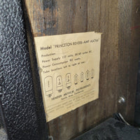 Fender 1967 Princeton Reverb AA1164 Blackpanel Near Mint - Mahar's Vintage Guitars