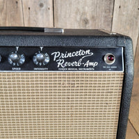 Fender 1967 Princeton Reverb Vintage Black Panel Amp, Excellent - Mahar's Vintage Guitars