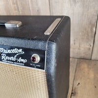 Fender 1967 Princeton Reverb Vintage Black Panel Amp, Excellent - Mahar's Vintage Guitars