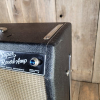 Fender 1967 Super Reverb Black Panel Serviced, Excellent - Mahar's Vintage Guitars