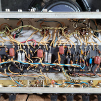 Fender 1968 Deluxe Reverb AB763 Drip Edge Silver Panel, Serviced, Very Good - Mahar's Vintage Guitars