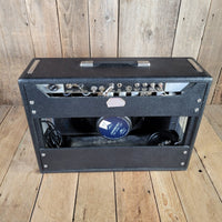 Fender 1968 Deluxe Reverb AB763 Drip Edge Silver Panel, Serviced, Very Good - Mahar's Vintage Guitars