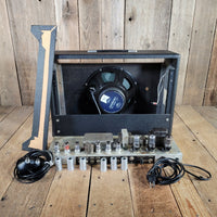 Fender 1968 Deluxe Reverb AB763 Drip Edge Silver Panel, Serviced, Very Good - Mahar's Vintage Guitars