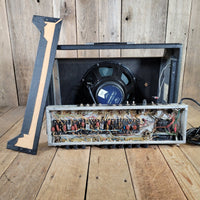 Fender 1968 Deluxe Reverb AB763 Drip Edge Silver Panel, Serviced, Very Good - Mahar's Vintage Guitars