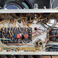 Fender 1968 Deluxe Reverb AB763 Drip Edge Silver Panel, Serviced, Very Good - Mahar's Vintage Guitars