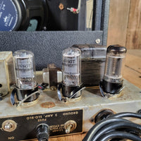 Fender 1968 Deluxe Reverb AB763 Drip Edge Silver Panel, Serviced, Very Good - Mahar's Vintage Guitars