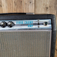 Fender 1968 Vibro Champ Drip Edge Silverface Serviced Good - Mahar's Vintage Guitars
