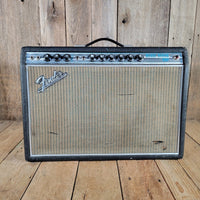 Fender 1969 Deluxe Reverb Drip Edge Serviced Weber Blue 12-A - Mahar's Vintage Guitars