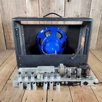 Fender 1969 Deluxe Reverb Drip Edge Serviced Weber Blue 12-A - Mahar's Vintage Guitars
