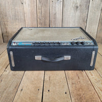 Fender 1969 Deluxe Reverb Drip Edge Serviced Weber Blue 12-A - Mahar's Vintage Guitars